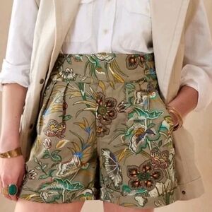 Banana Republic linen Floral Patterned Women's Shorts